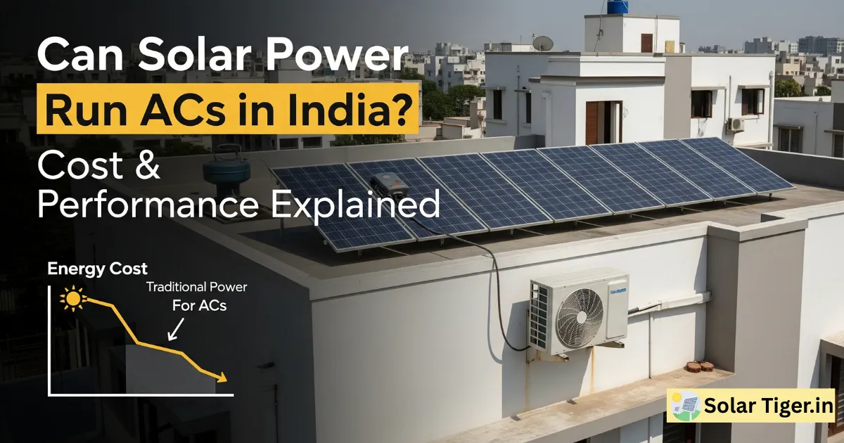 Can Solar Power Run ACs in India